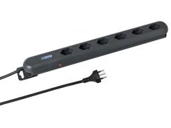 STEFFEN Steckdosenleiste STEBA LINEA PLUS 6 T13