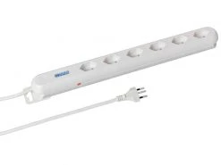 STEFFEN Steckdosenleiste STEBA LINEA PLUS 6 T13