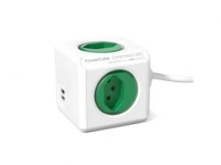 Allocacoc Tischsteckdosenleiste PowerCube Extended USB 4x T13