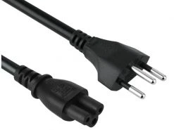 Diggelmann Netzkabel 1.5 m C5 - T12 Schwarz