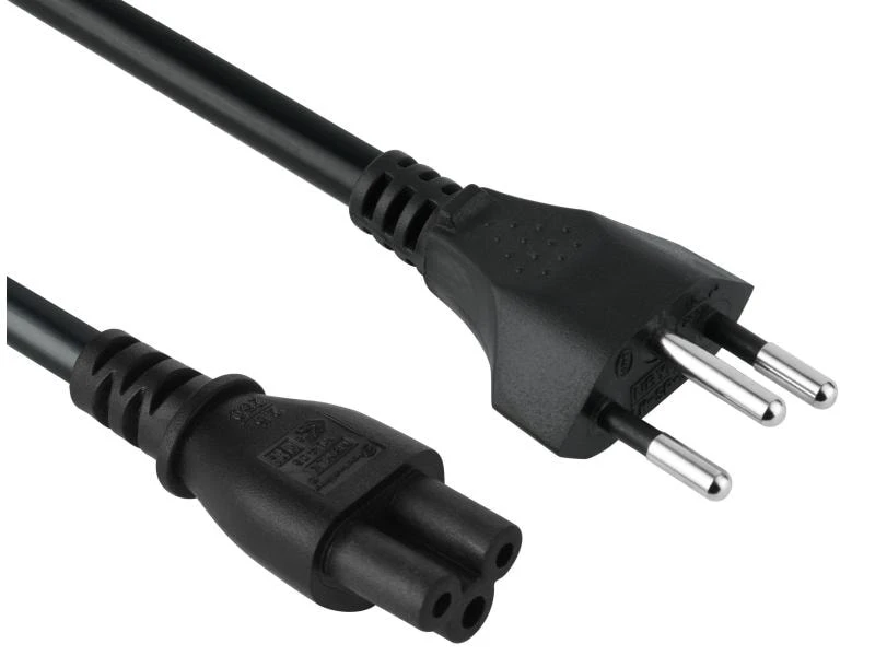 Diggelmann Netzkabel 2 m C5 - T12 Schwarz 3 Diggelmann Netzkabel 2 m C5 - T12 Schwarz