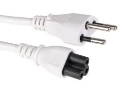 FURBER.power Netzkabel C5-T12 1.0 m Weiss